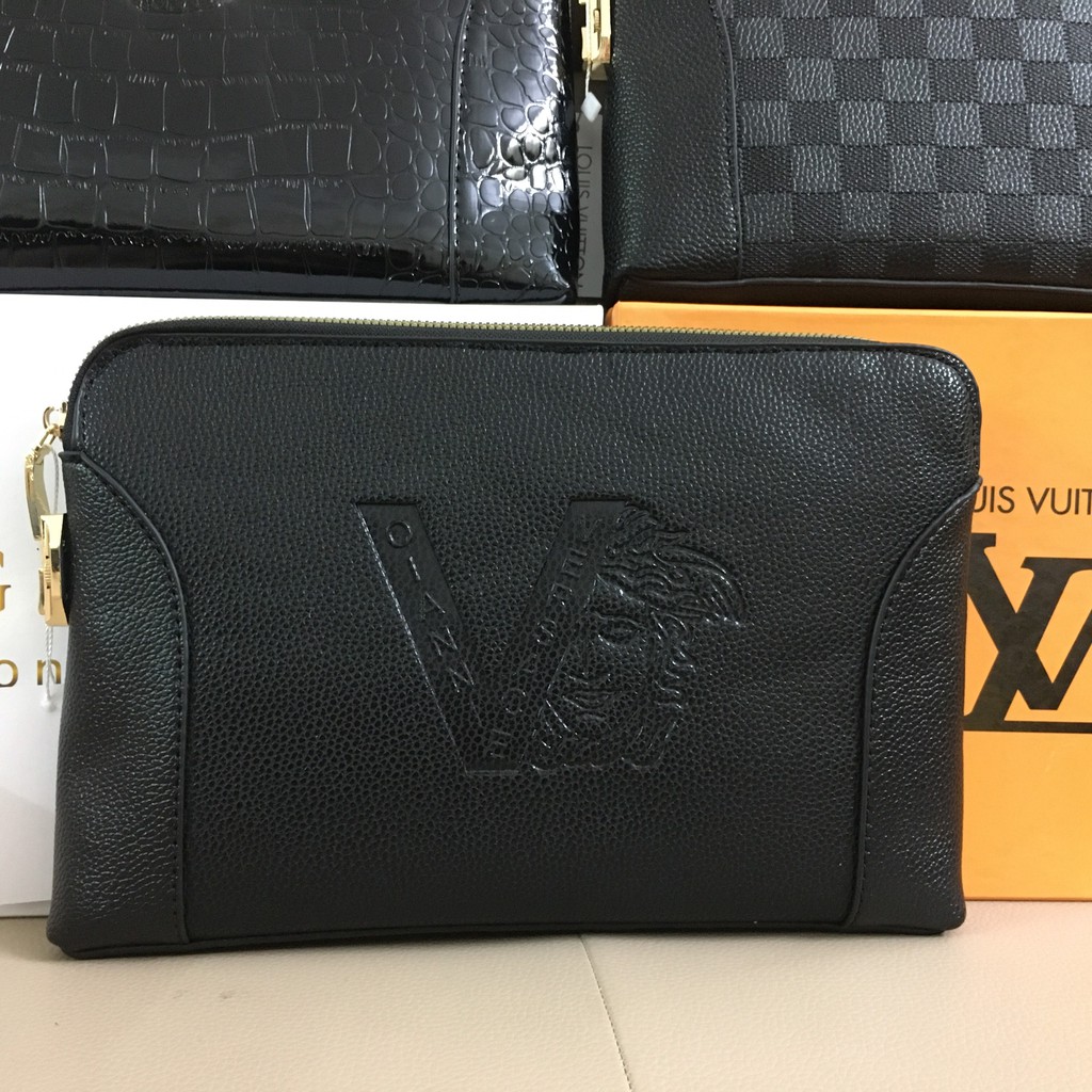 Ví Khóa Số cầm Tay thời trang cao cấp Clutch Unisex Mẫu hot 2021