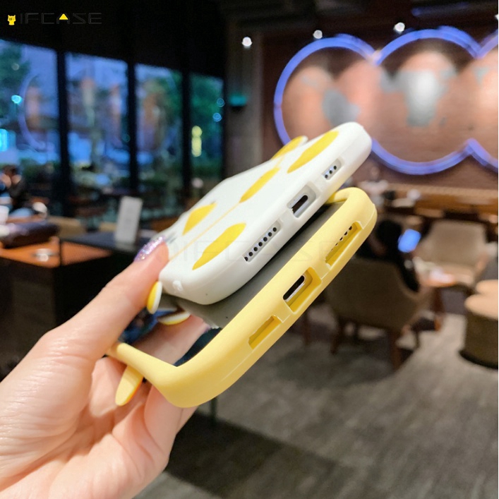 Ốp điện thoại TPU silicon mềm hình chú gà hoạt họa 3D đáng yêu cho iPhone 13 12 11 Pro XS Max XR X 7 8 6 6s Plus