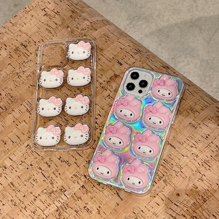 Ốp Điện Thoại Tpu Mềm Chống Sốc In HELLO KITTY 3D Cho iPhone 11 12 13 pro max XS X XR XSMax 7 8 6 6s plus SE 2020