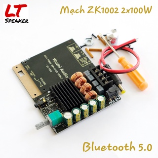 Mạch khuếch đại âm thanh wuzhi zk-1002, zk-1002l 2x100w bluetooth 5.0 chip 32 chân