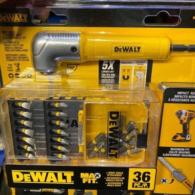 BỘ MŨI VÍT 36 CHI TIẾT KÈM ĐẦU CHUYỂN GÓC DEWALT DWAMF36RASET