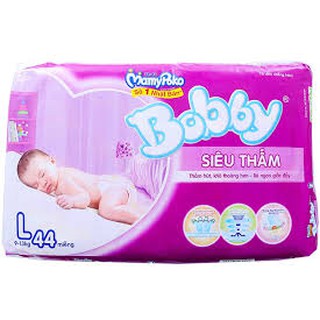 Tã dán bobby fresh siêu thấm l44 / xl40
