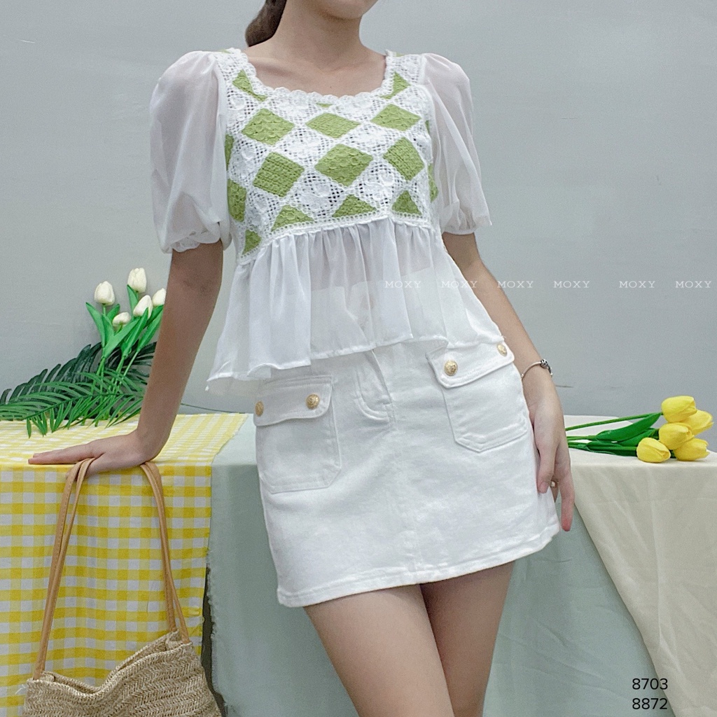 SP008872-Chân váy túi hộp