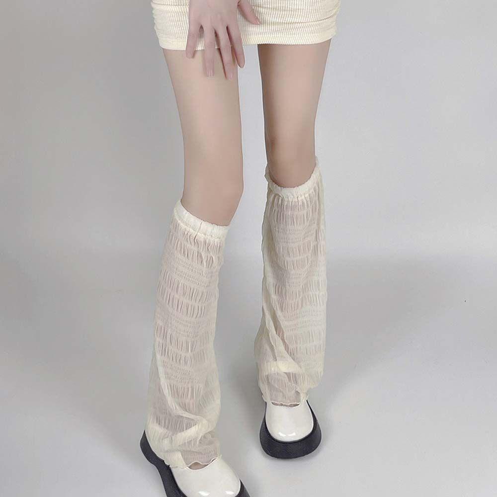 Vớ Ren Ống Rộng Giữ Ấm Chân Phong Cách Lolita Thời Trang Mùa Hè Cho Nữ