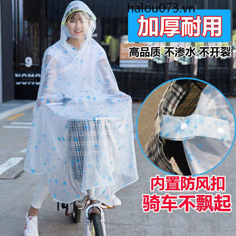 Áo Mưa Đơn Trong Suốt Tiện Dụng Đi Xe Đạp Leo Núi Cho Nam Và Nữ