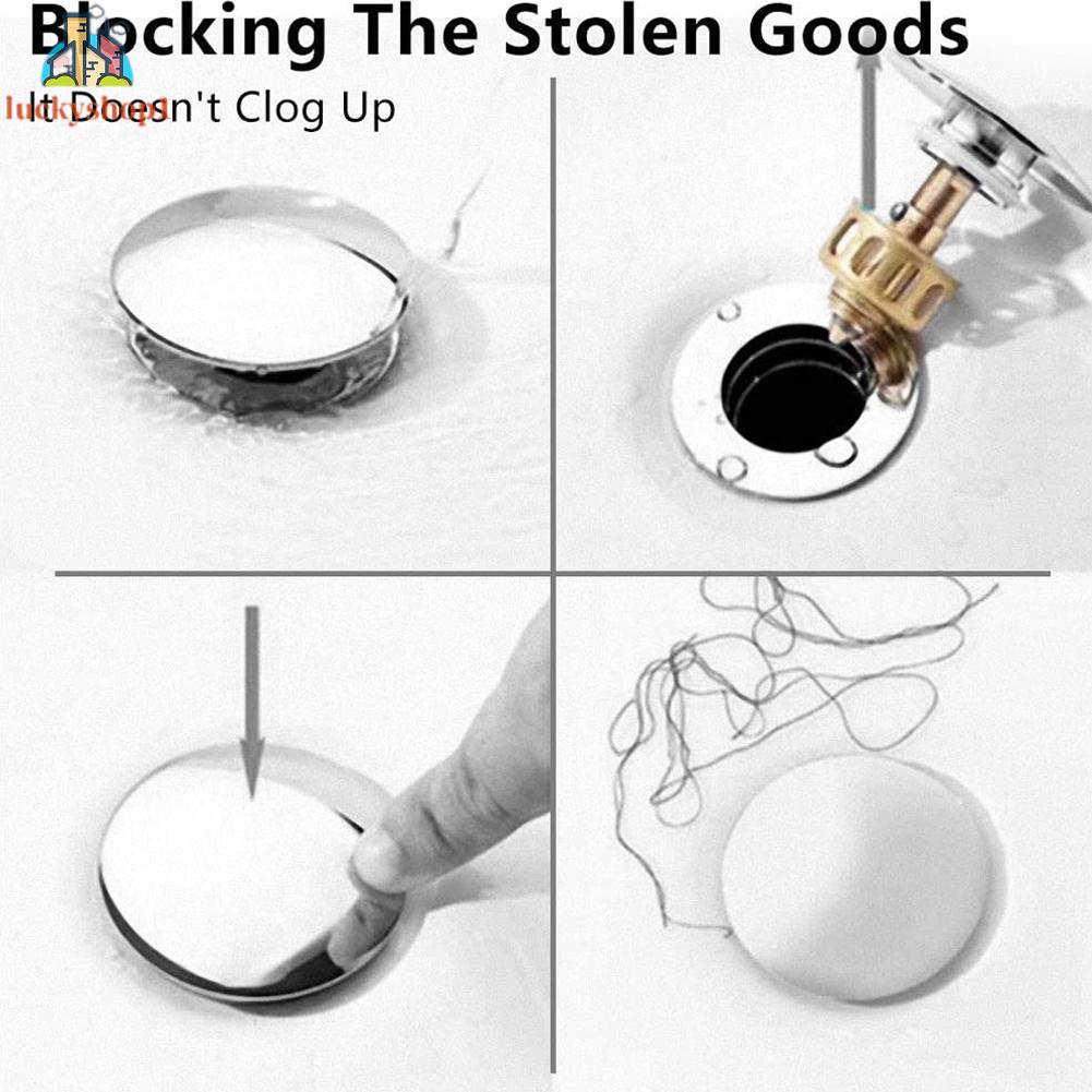 Nút Chặn Lỗ Thoát Nước Bồn Rửa Chén Màu Đen