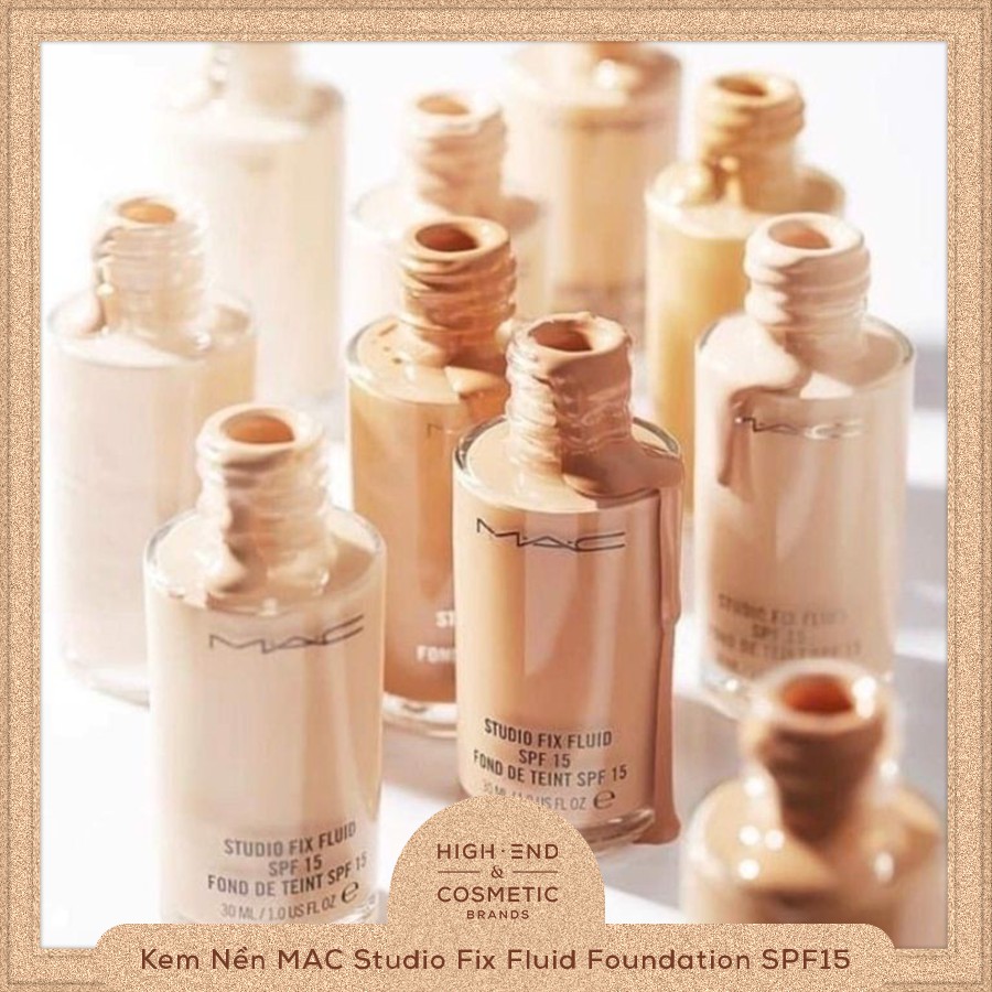 Kem Nền MAC Studio Fix Fluid Foundation SPF15 - NC15