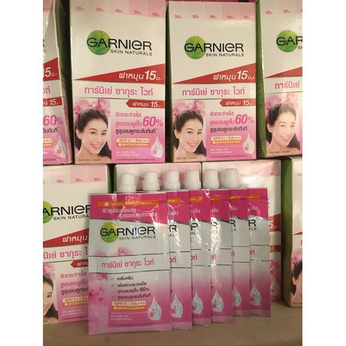 Kem dưỡng da Garnier thái lan – hộp 6 gói