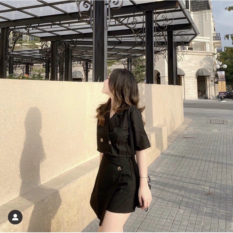 ĐẦM HOA NHÍ 2 DÂY VINTAGE+ÁO KHOÁC BLAZER__HÀNG QUẢNG CHÂU CAO CẤP__ĐẦM VOAN HOA NHÍ DẠO PHỐ,DU LỊCH SIÊU XINH | BigBuy360 - bigbuy360.vn