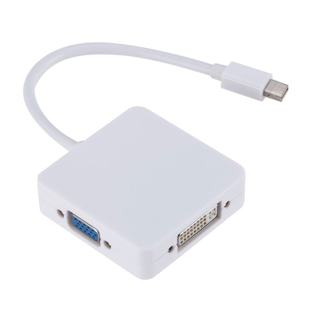 Cáp Chuyển Đổi 3 Trong 1 Từ Cổng Dp Sang Hdmi Vga Dvi Cho Macbook