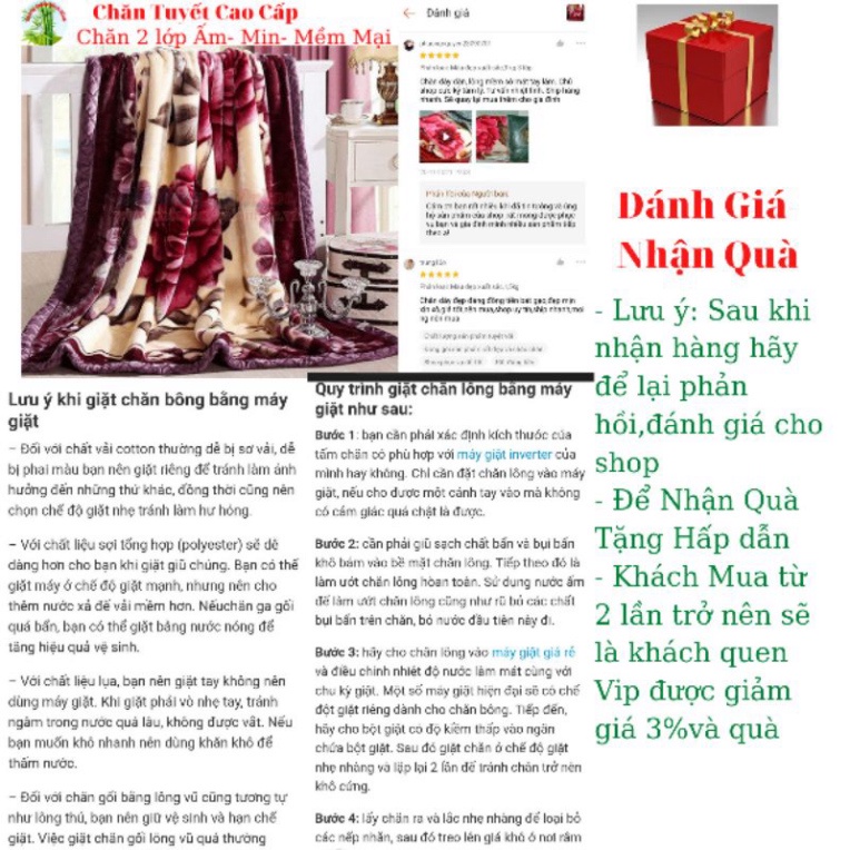 Chăn tuyết mùa đông siêu ấm không xù lông,cân nặng từ 2kg,3kg,4kg,5kgshop K