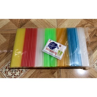 500gram ống hút nhựa trong