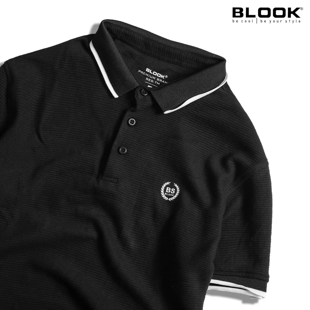 [Mã BMBAU50 giảm 7% đơn 99K] Áo Polo nam premium BLOOK chất vải thun gân mềm mại co giãn mã 32093 (HÌNH THẬT)
