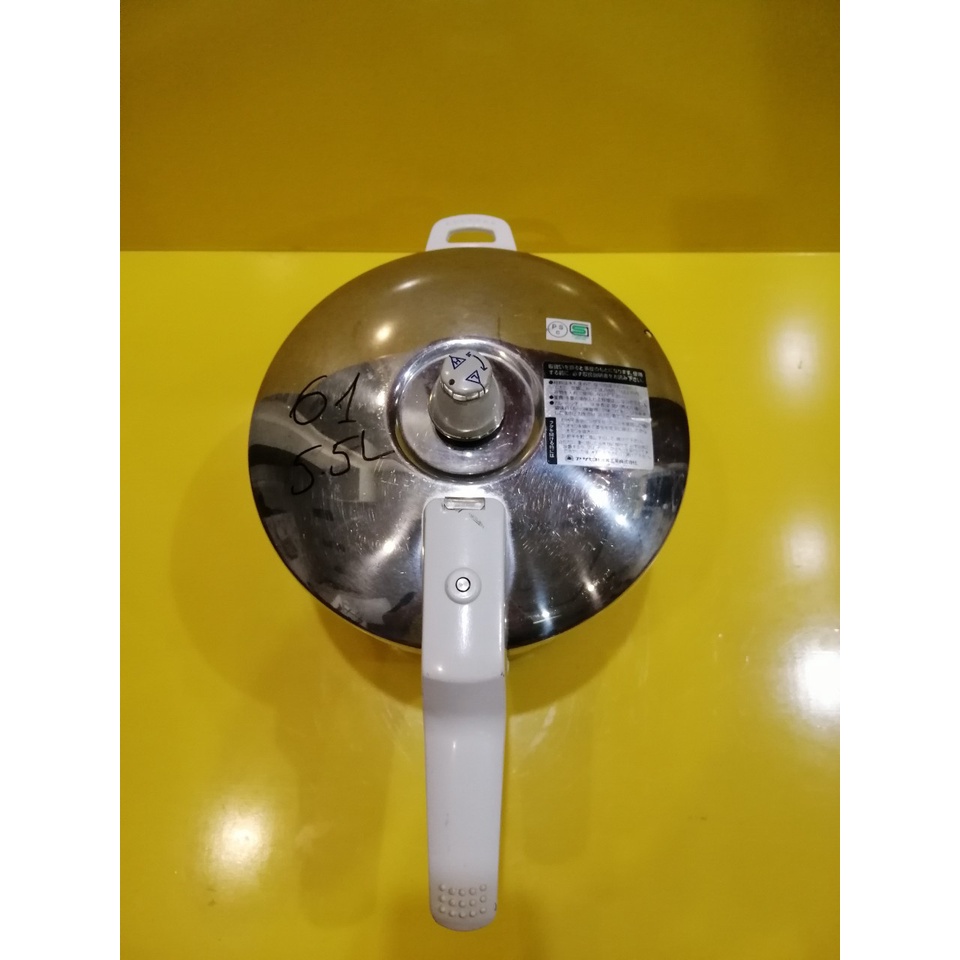 Nồi áp suất nội địa Nhật Asahi 5.5L (mã 61), Dùng được bếp từ