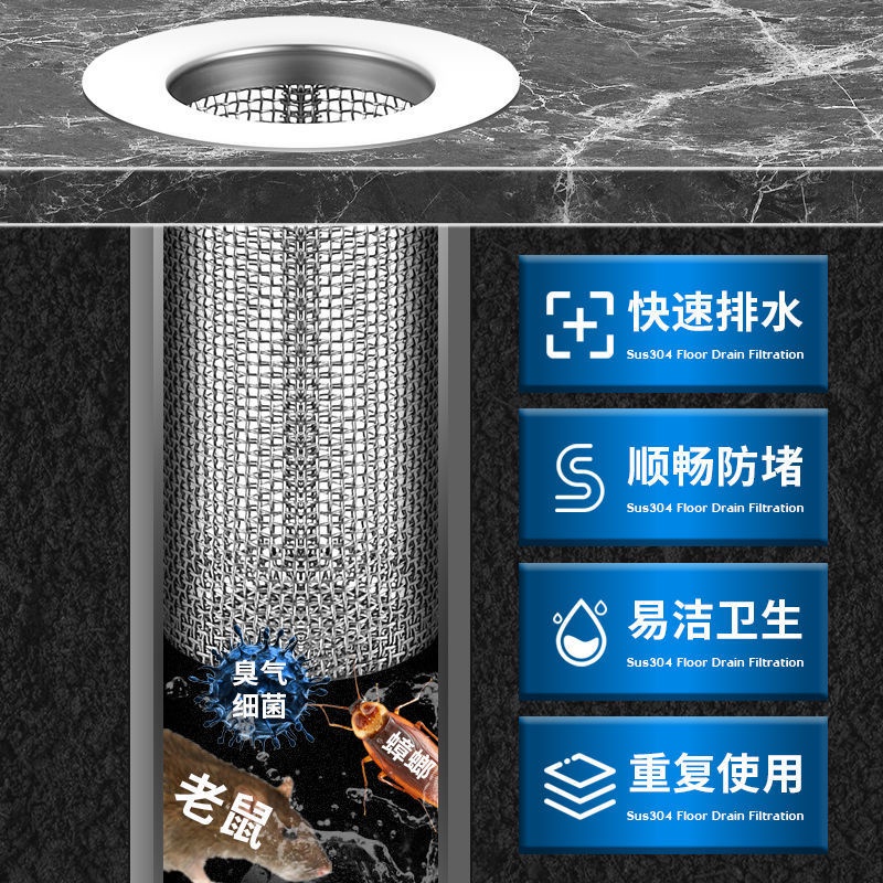 Lưới Lọc Rác Chống Tắc Nghẽn Cho Bồn Rửa