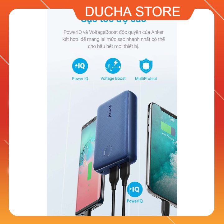 Chính HãngPin sạc dự phòng ANKER PowerCore Select 10000mAh - A1223