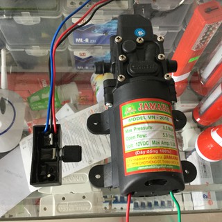 Máy bơm tăng áp mini 12v tặng chiết áp 12v 120w Jamaha