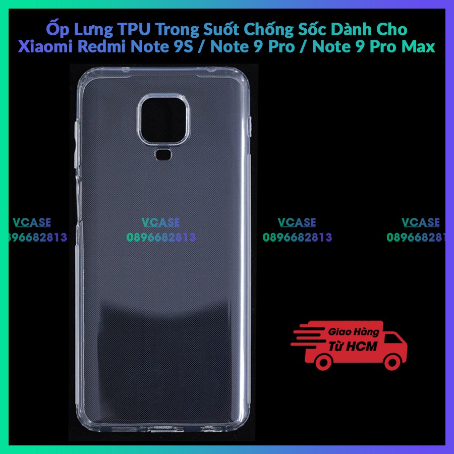 Ốp Lưng TPU Chống Sốc Xiaomi Redmi Note 9S / Note 9 Pro / Note 9 Pro Max