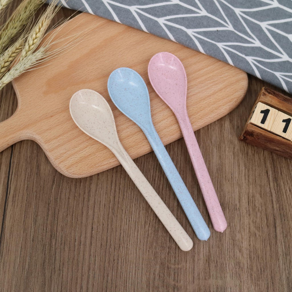 Muỗng Nhựa Pp Cán Dài Tiện Dụng Có 3 Màu Sắc | BigBuy360 - bigbuy360.vn