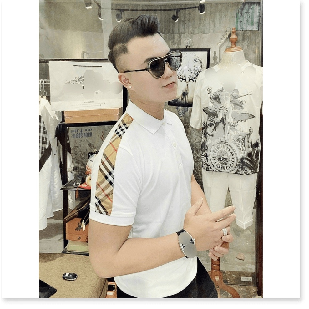 ÁO THUN NAM NGẮN TAY CỔ TRỤ CỰC ĐẸP , SANG CHẢNH KHANH AN