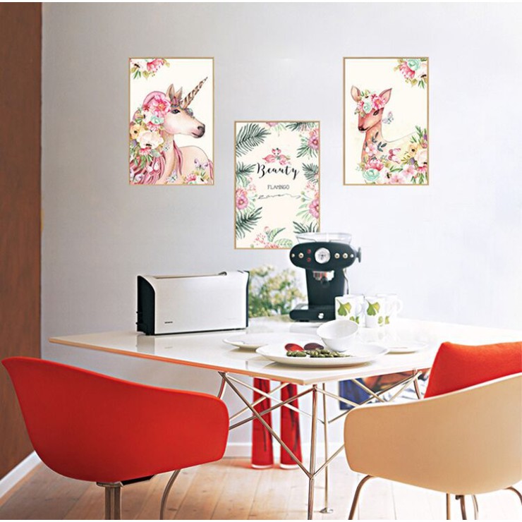 Decal trang trí tường - 3 KHUNG ẢNH BẮC ÂU HIỆN ĐẠI mẫu mới