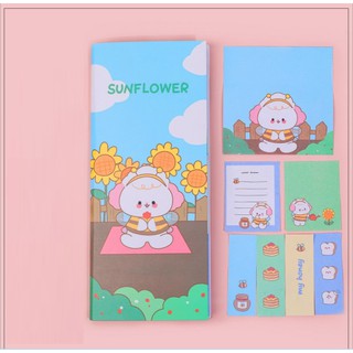 Note Gấp Gọn Hình Cô Gái Siêu Dễ Thương