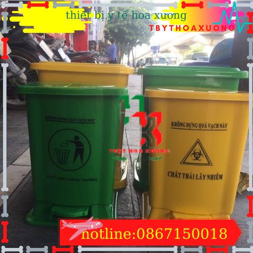 Thùng Rác Y Tế 30 Lít Có Đạp Chân