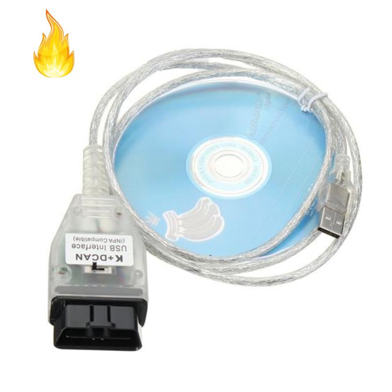 Dây Cáp Chẩn Đoán Ô Tô Inpa K+Dcan Usb Obd2 Ft232Rq Chip Cho Bmw E60 E83