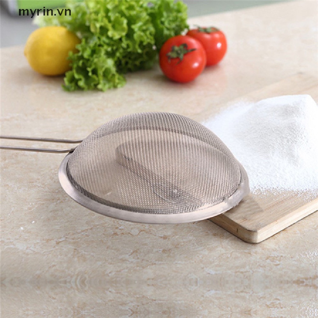 Dụng Cụ Rây Bột Làm Đồ Chiên Có Lưới Lọc Dầu Tiện Dụng