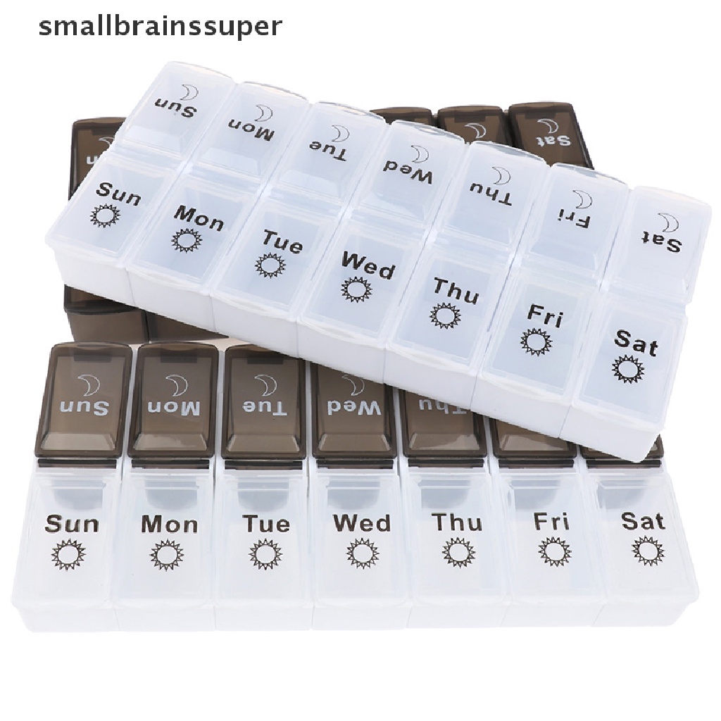 Hộp Đựng Thuốc 7 Ngày 14 Ngăn Tiện Lợi