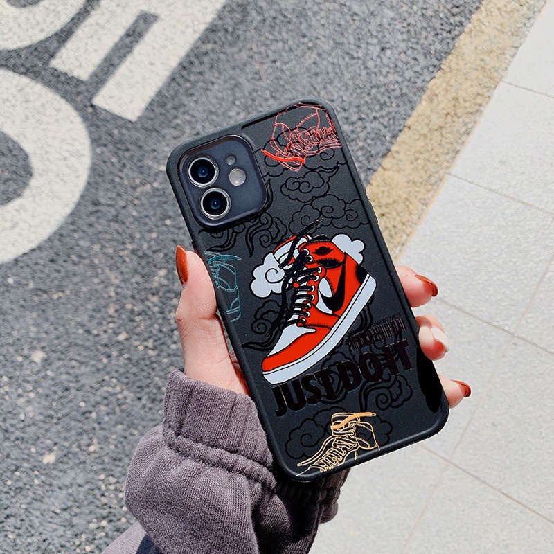 Ốp Điện Thoại Họa Tiết Giày Nike Air Jordan 3 Mặt Cho iPhone 15 14 13 12 11 Pro Max X XS XR 7 8 Plus