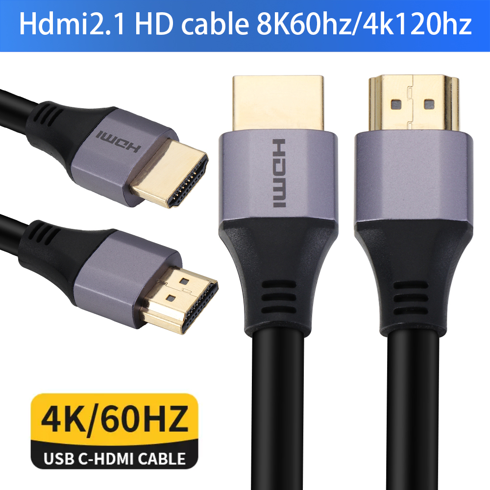 Cáp Kết Nối 2m 2m Vr Kết Nối Hdmi 2.1 Ps4 4k Ge 120hz Apple Xbox Máy Chiếu Tv Box 8k Vn 60hz