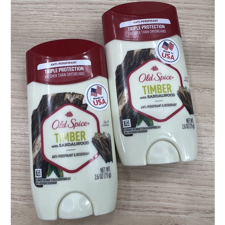 Sáp Khử Mùi Old Spice Timber 73g