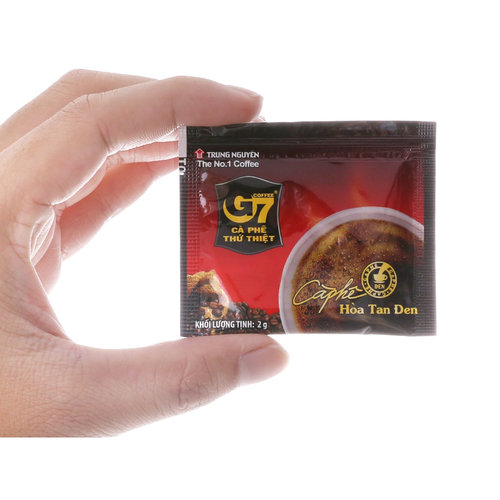 Cà Phê Trung Nguyên G7 Đen Đá Không Đường 30g- B046