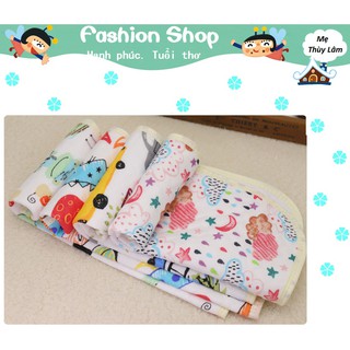 Tấm lót chống thấm cho bé - Tấm lót cotton chống thấm đệm cho bé