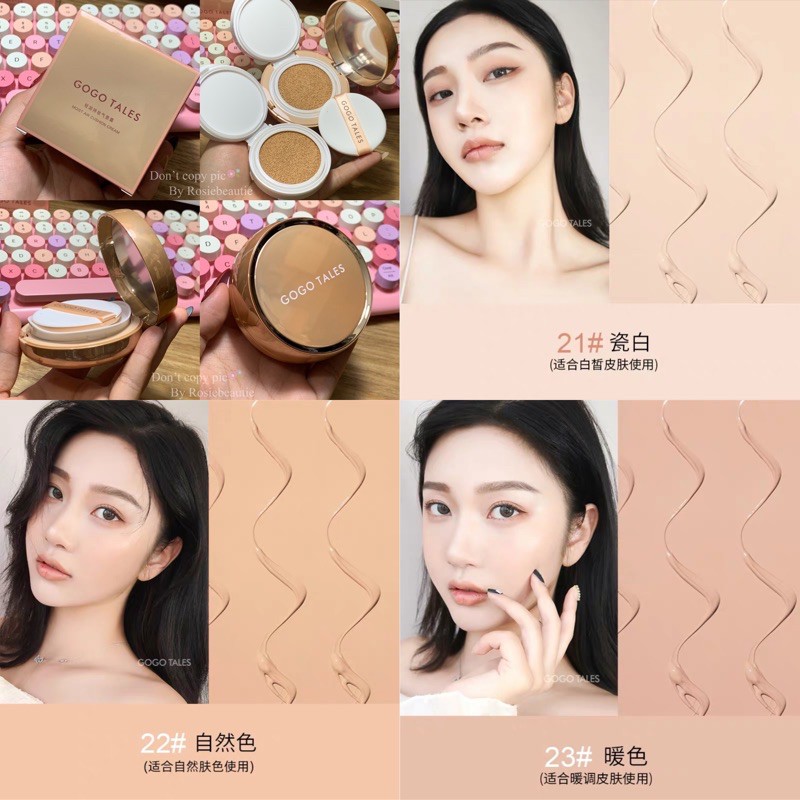 phấn nước Cushion GOGOTALES vàng