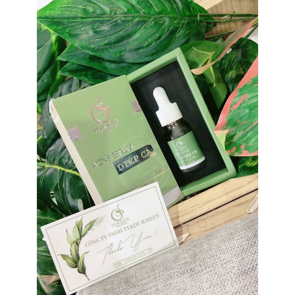 Serum Acne Igreen Diếp Cá chính hãng đánh bay tất cả các loại mụn | BigBuy360 - bigbuy360.vn