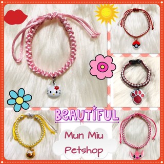 Vòng cổ handmade cho thú cưng - Vui lòng inbox để chọn size và màu