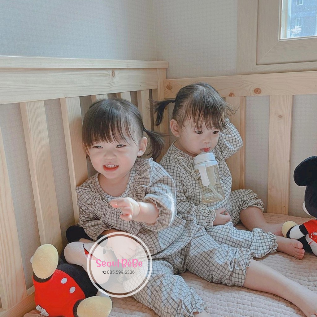 Bộ pyjama Bly Peekaboo pyjama trẻ em made in Korea