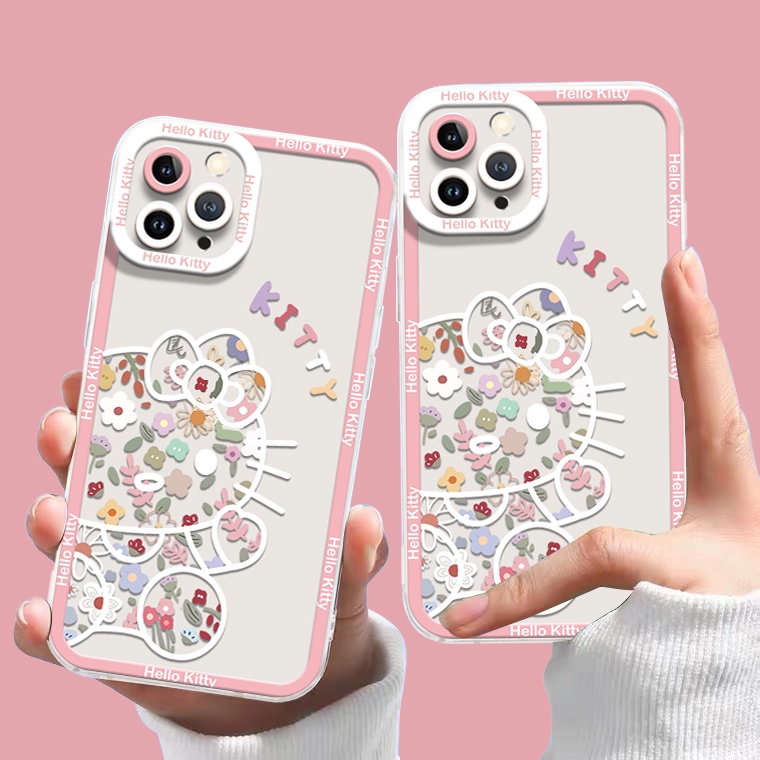 Ốp Điện Thoại TPU Dẻo Trong Suốt Họa Tiết Chú Mèo Dễ Thương Cho IPhone 14 13 12 Pro XS Max X XR 8 7 6 6S 14 Plus 11