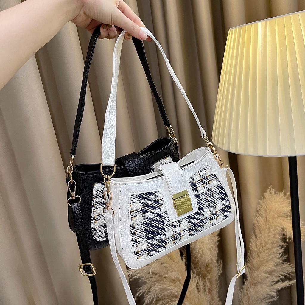 Túi đeo chéo, túi cặp nách nữ cá tính xinh xắn