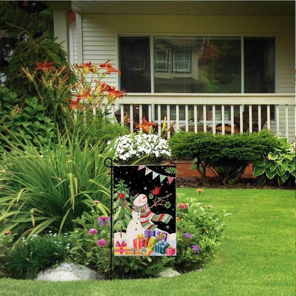 CONOPERY Cờ Hai Mặt Chống Thấm Nước Không Phai Màu Trang Trí Giáng Sinh