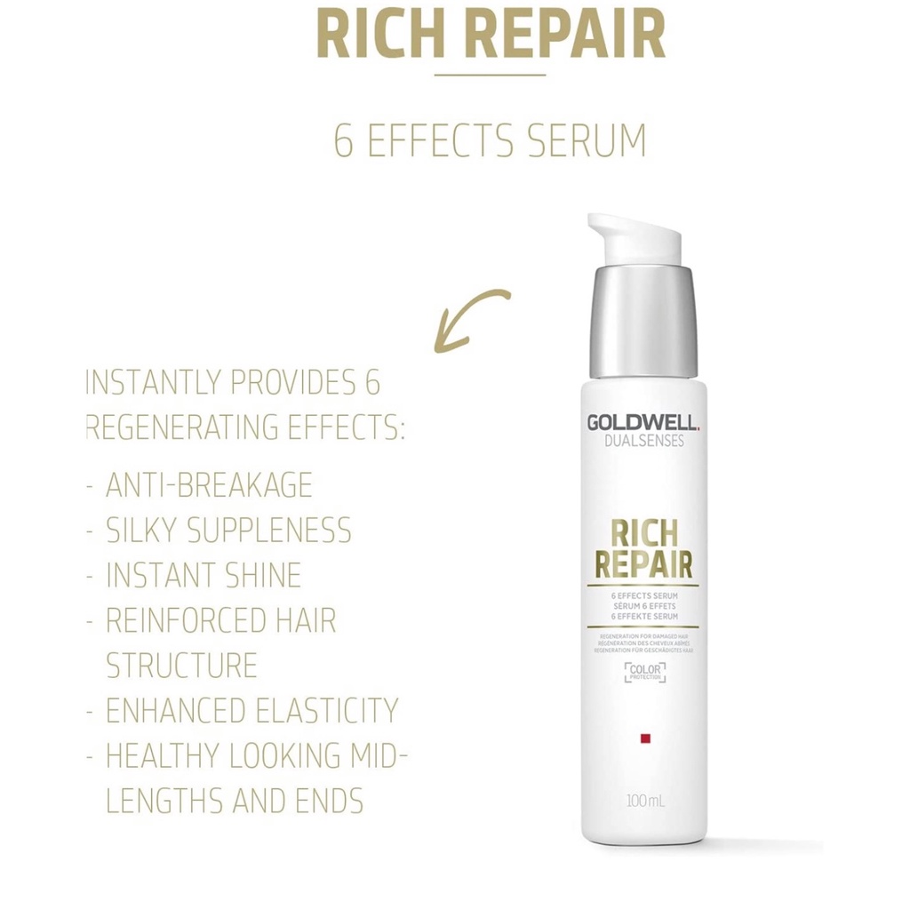 Tinh chất 6 tác động phục hồi Goldwell Dualsenses Rich Repair 100ML chính hãng