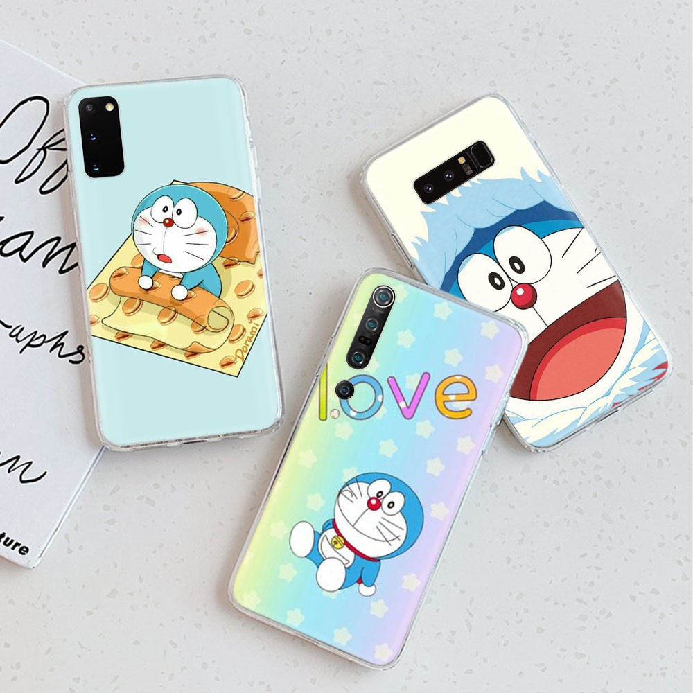 Ốp Điện Thoại Mềm Trong Suốt Hình Doraemon Tt75 Cho Samsung Galaxy J7 Plus Prime A72 F62 Pro Duo