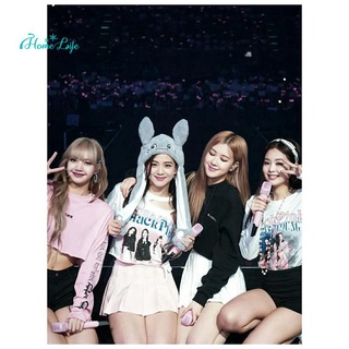 Bộ Tranh Đính Đá Tự Làm Hình Blackpink Trang Trí Nhà Cửa