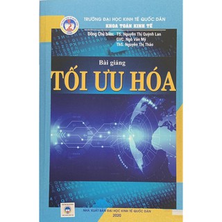 Sách bài giảng tối ưu hóa