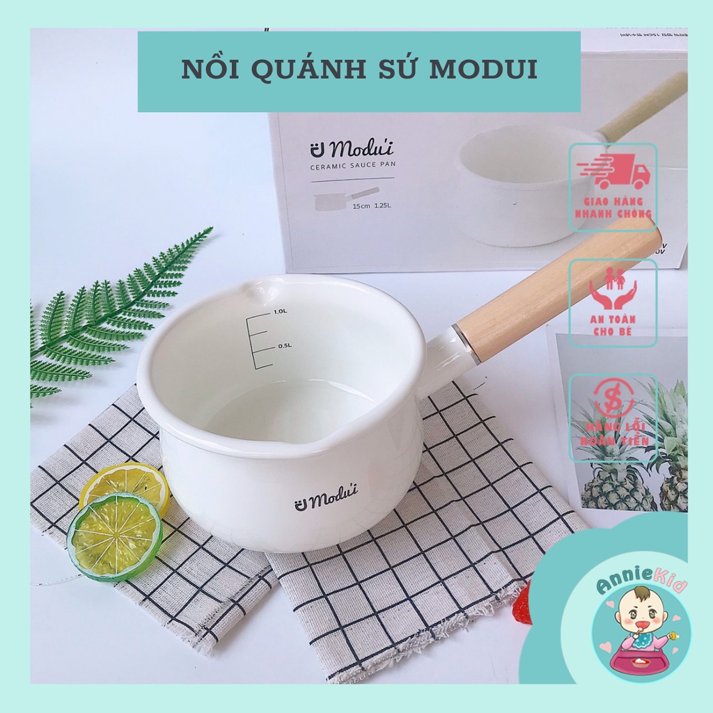 Nồi nấu cháo, nồi nấu bột Modui chế biến ăn dặm cho bé style Hàn Quốc