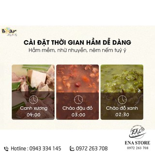 Nồi Nấu Cháo Bear 1,6l