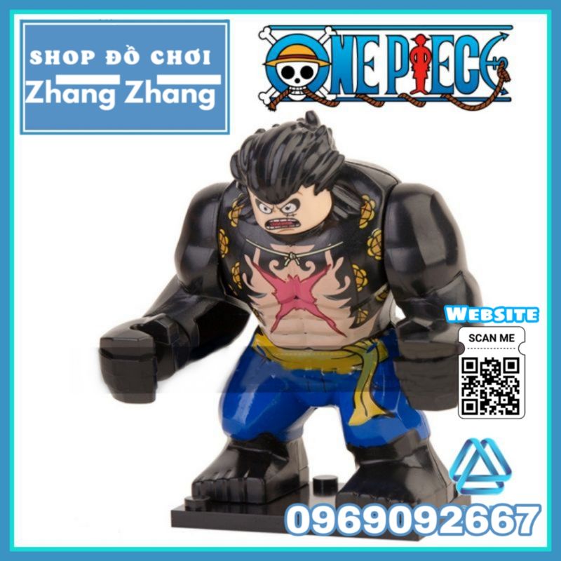 Đồ chơi Xếp hình Luffy gear 4 Boundman Đảo hải tặc trong One Piece Minifigures Koruit XP235