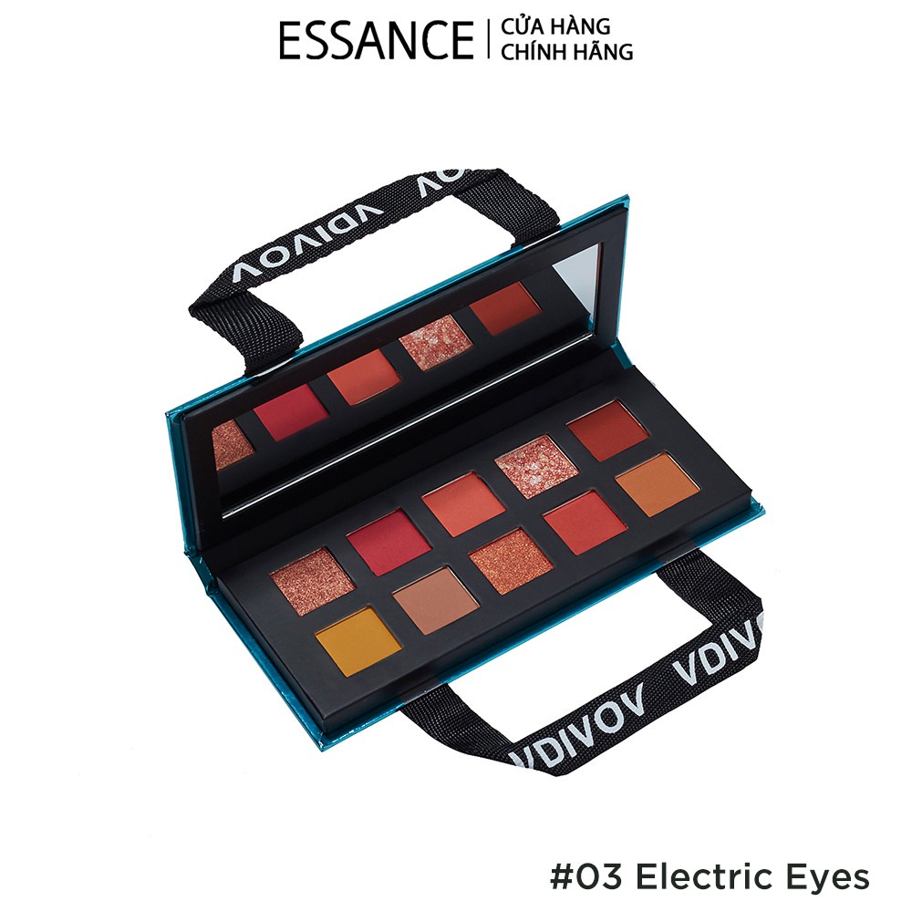 [Mã COSLG5 giảm 10%]Phấn mắt 10 màu Essance VDIVOV Eye Color Bag 10g